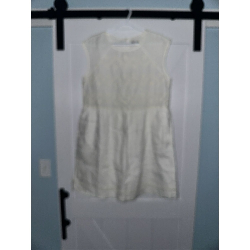 Madewell Dress Womens size Medium White Sleeveless Dress M